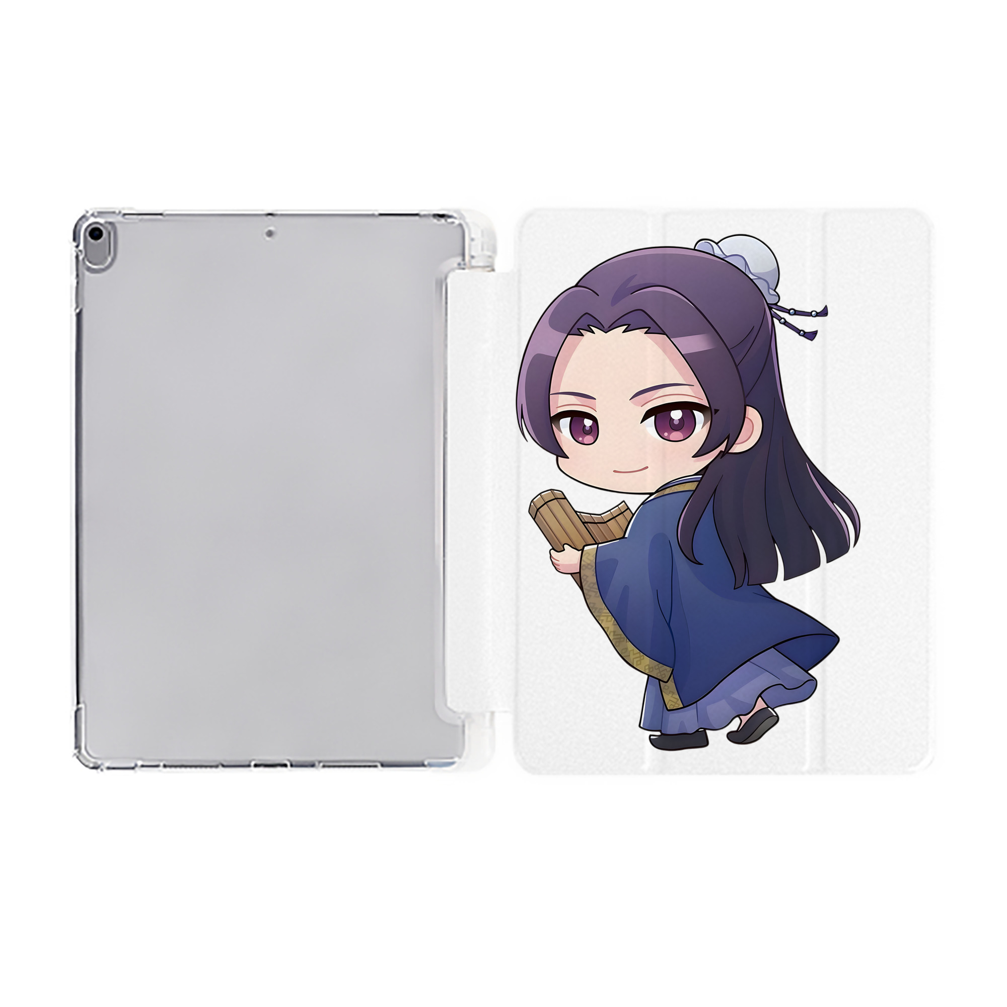 （画像用） 薬屋のひとりごと The Apothecary Diaries IPad ケース ペン収納付き 三つ折りスタンド PUレザー×シリコン 対応機種9.5/10.5/10.9インチ